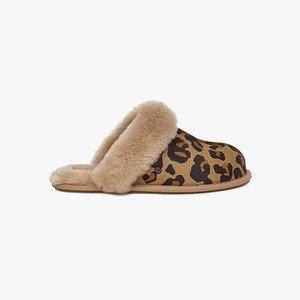 Ugg Scuffette II Leopard Women Slippers Brown/Black (2786FRNSO)